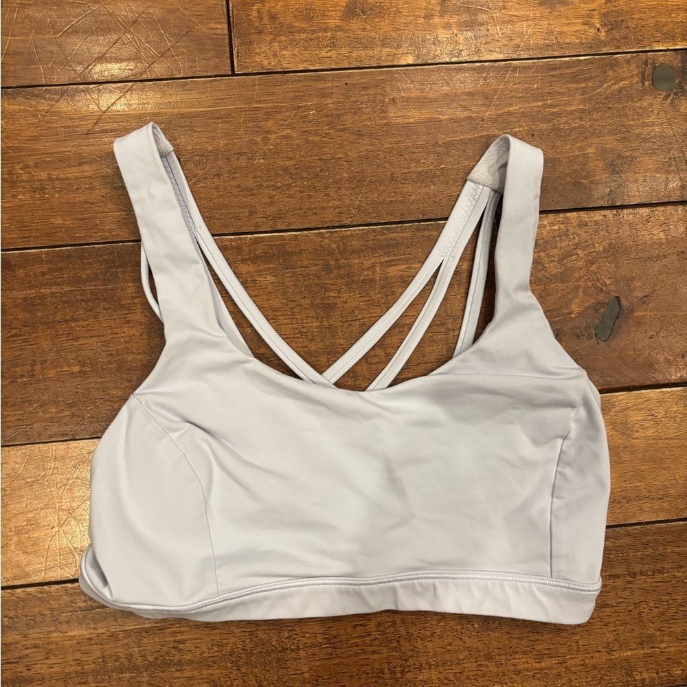 Lululemon energy sports bra lite purple sz 6